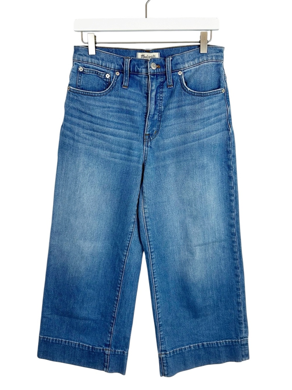 Madewell Wide-Leg Crop Jeans Size 28